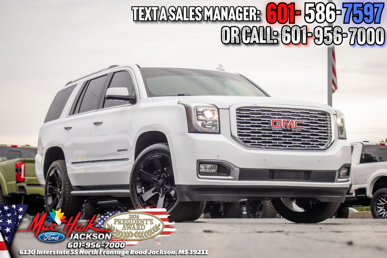 Used 2020 GMC Yukon Denali w/ Open Road Package RWD image 1