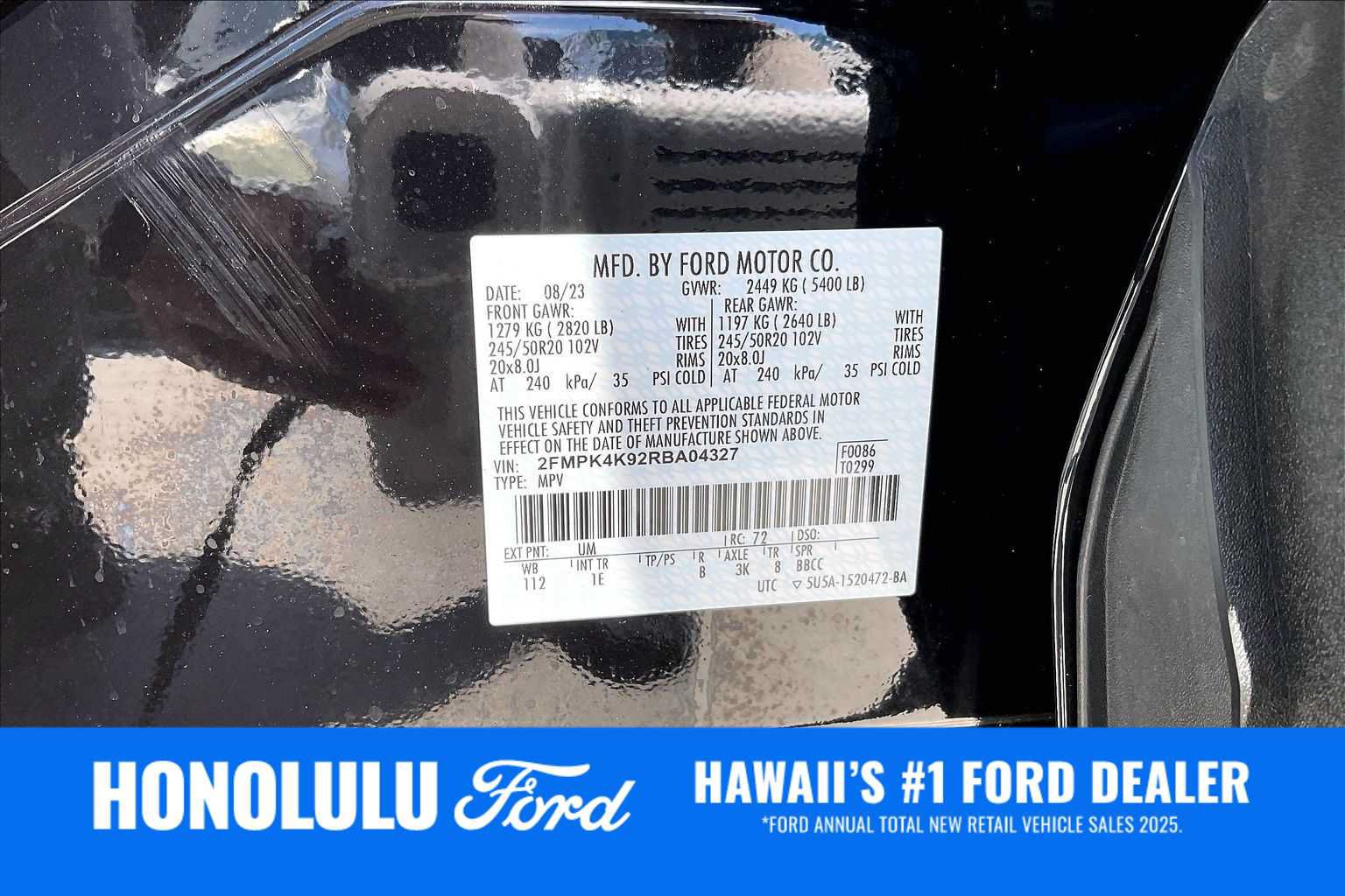 Certified 2024 Ford Edge Titanium w/ Equipment Group 301A AWD/4WD image 20
