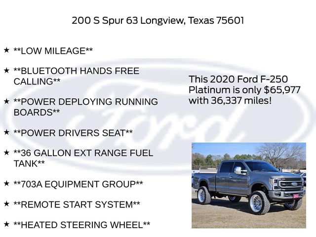 Certified 2020 Ford F250 Platinum image 15