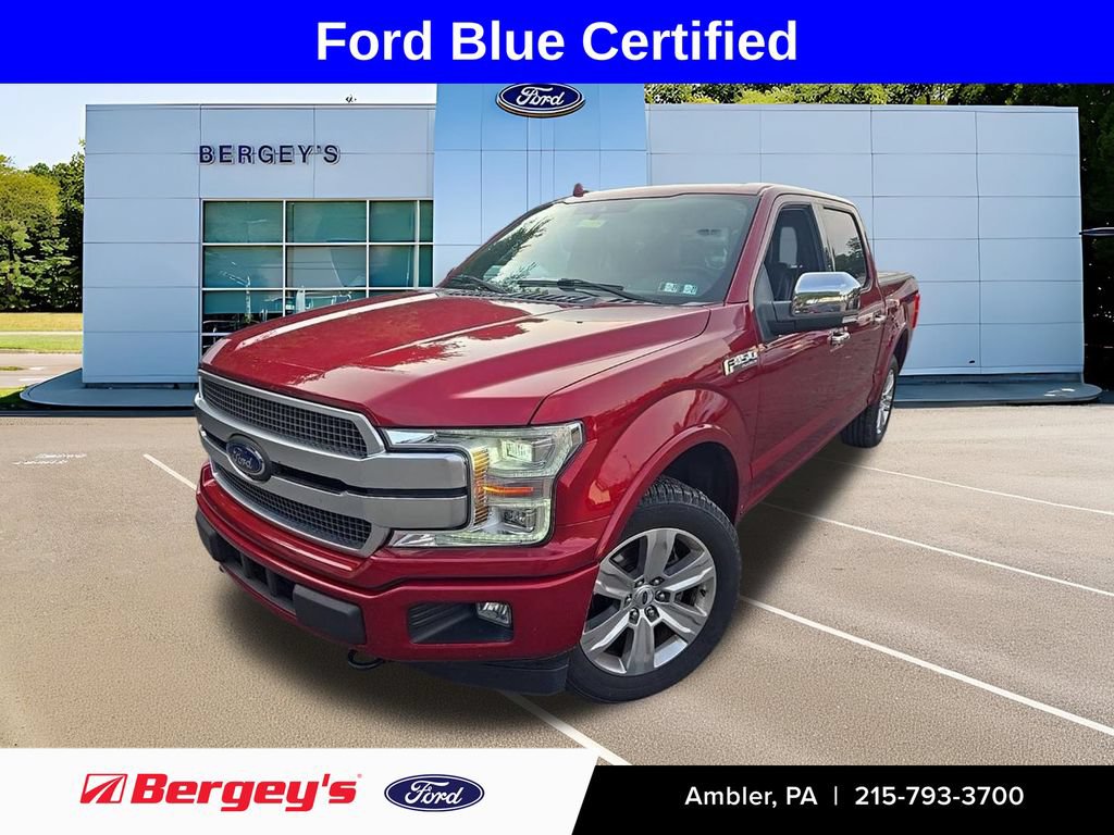 Certified 2018 Ford F150 Platinum w/ Equipment Group 701A Luxury