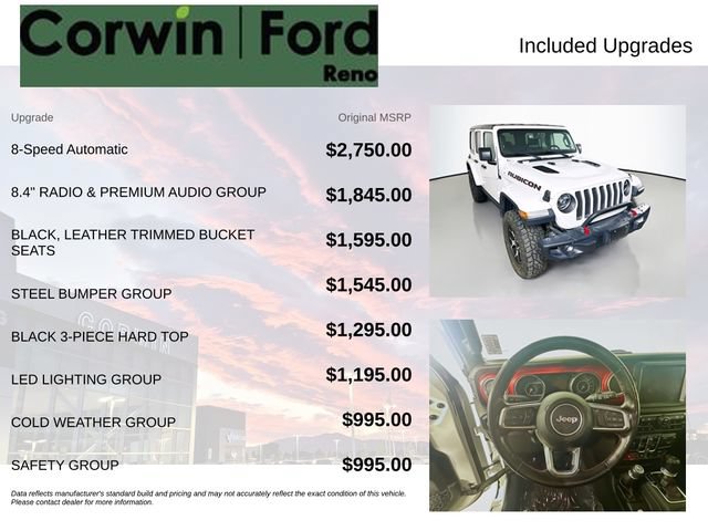 Used 2020 Jeep Wrangler Unlimited Rubicon AWD/4WD image 3