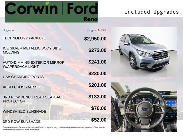 Used 2021 Subaru Ascent Limited w/ Technology Package AWD/4WD image 3