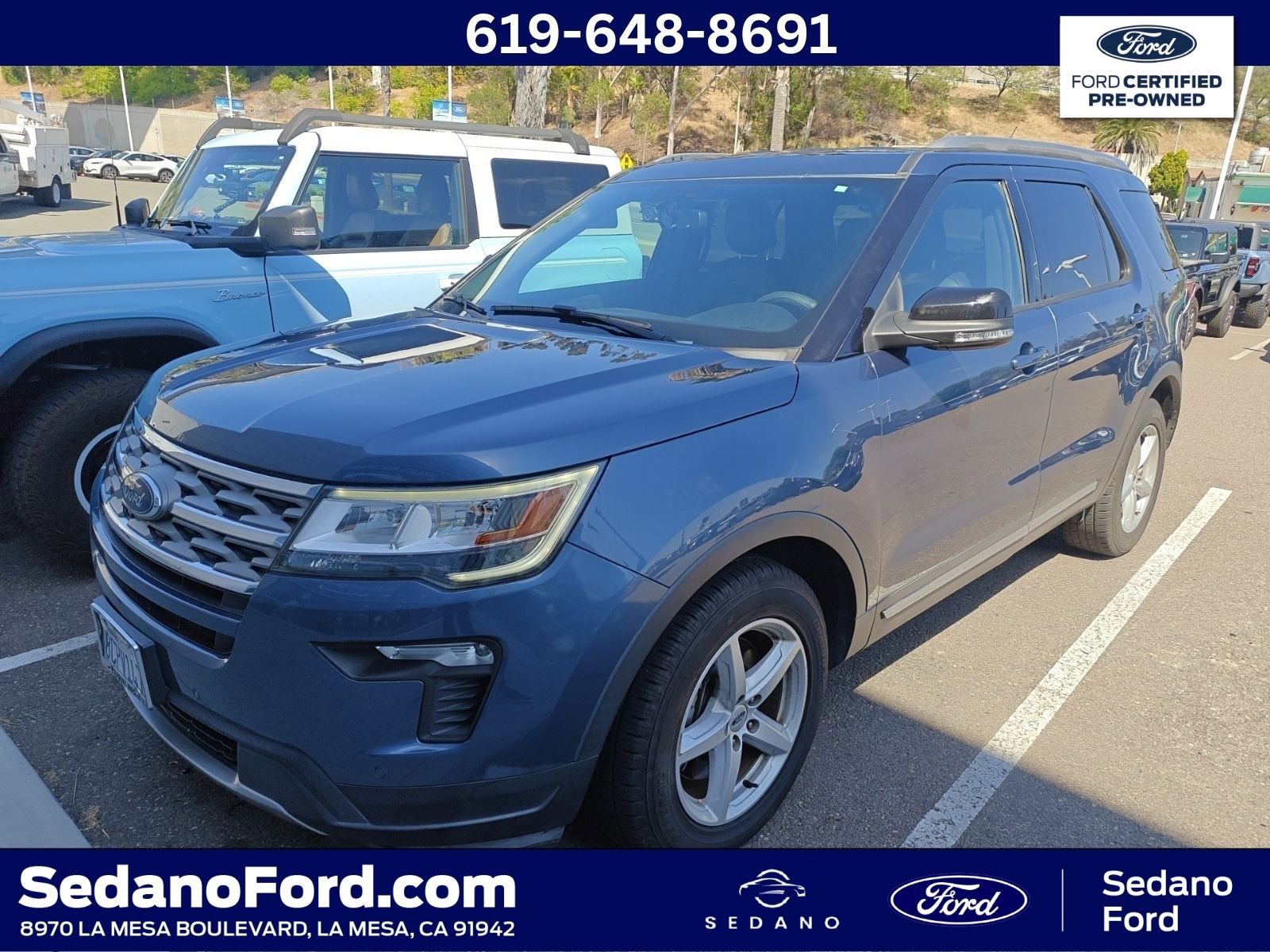 Certified 2018 Ford Explorer XLT w/ Equipment Group 202A FWD image 1