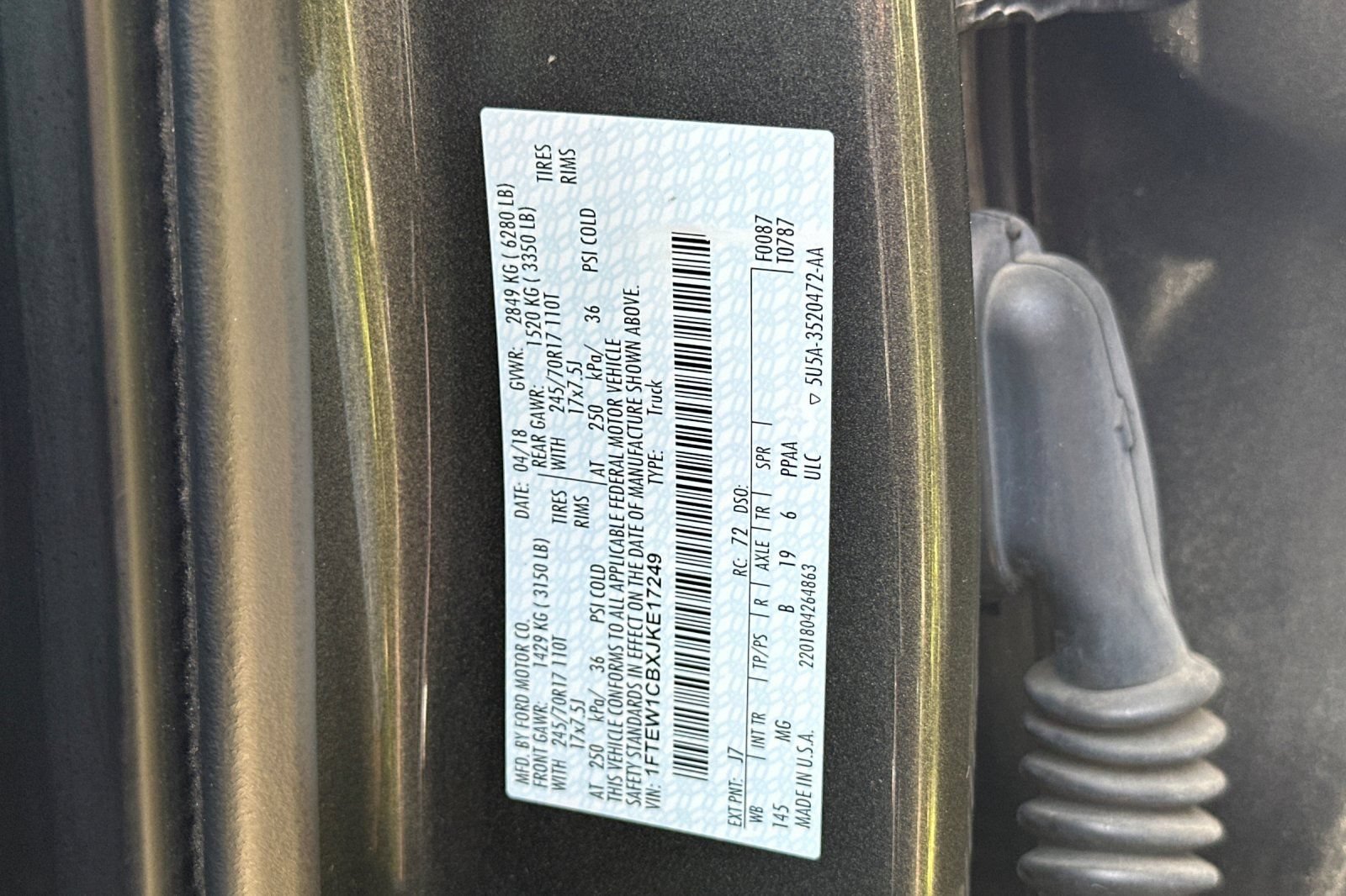 Certified 2018 Ford F150 XLT RWD image 53