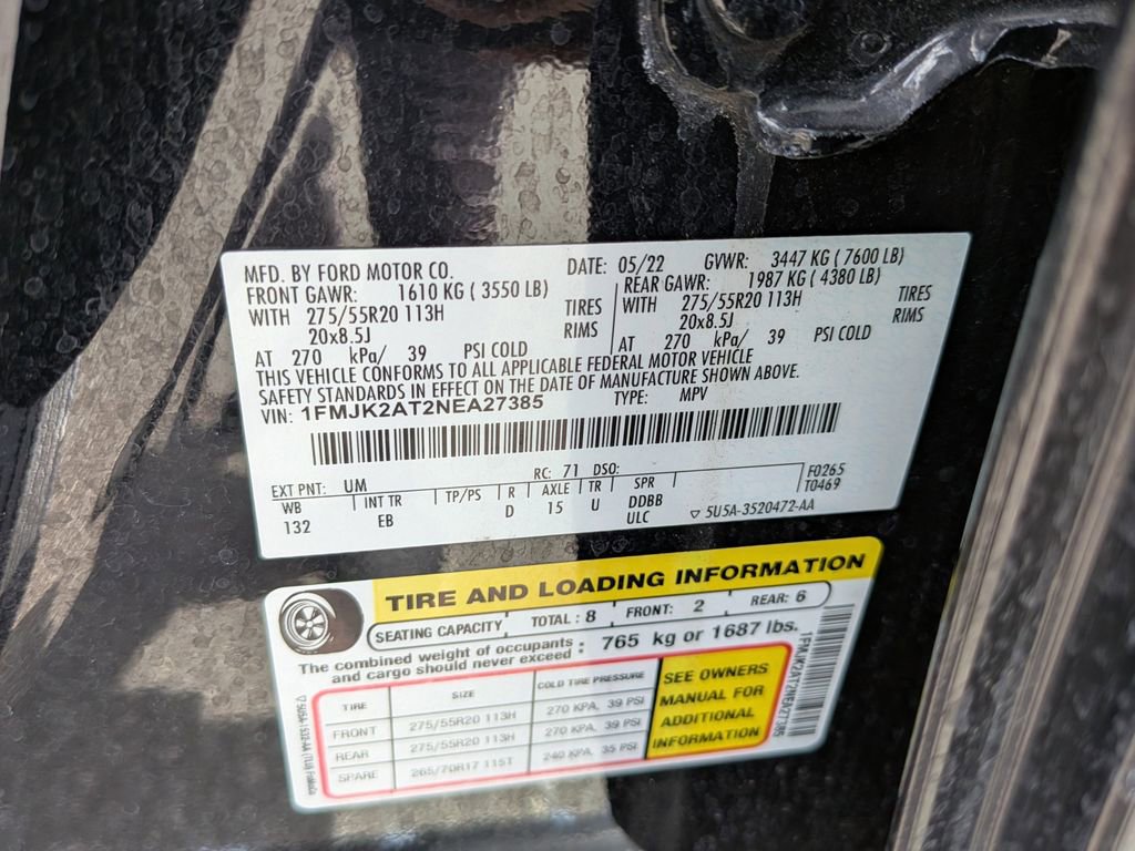 Certified 2022 Ford Expedition Max Limited image 36