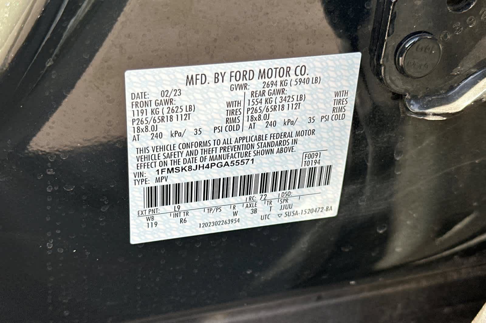 Certified 2023 Ford Explorer Timberline AWD/4WD image 31