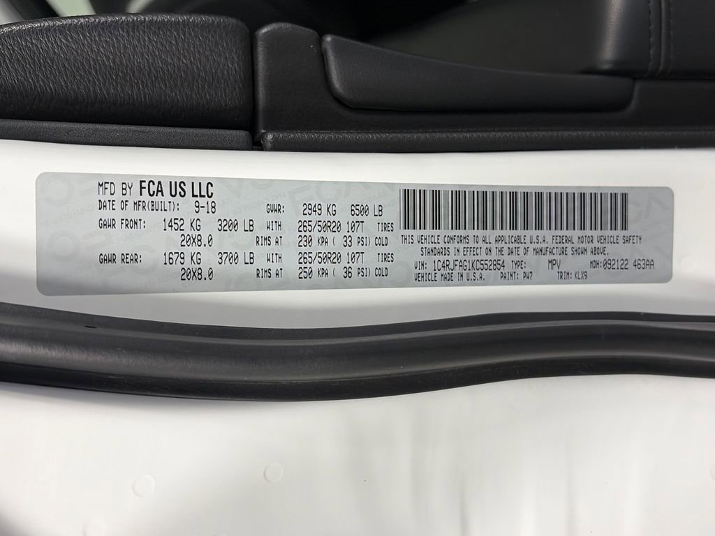 Used 2019 Jeep Grand Cherokee Altitude image 9