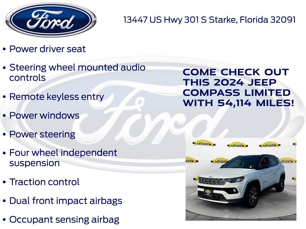 Used 2024 Jeep Compass Limited AWD/4WD image 22