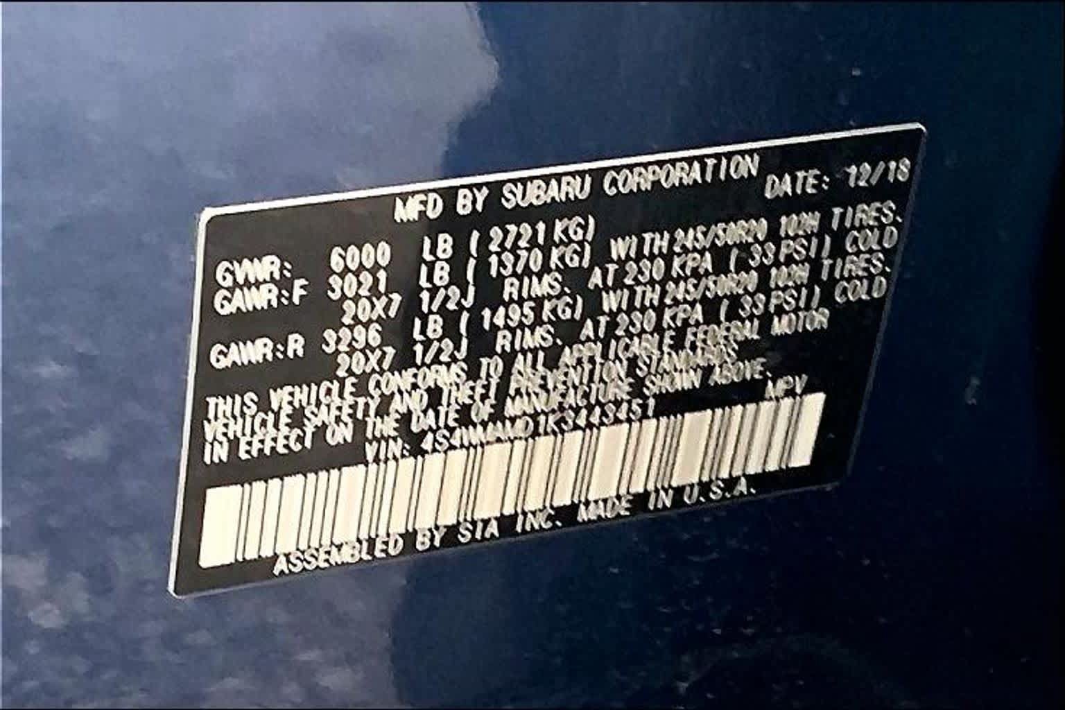 Used 2019 Subaru Ascent Limited AWD/4WD image 32