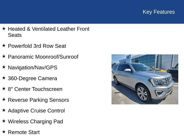 Certified 2020 Ford Expedition Max Limited w/ Equipment Group 302A RWD image 11
