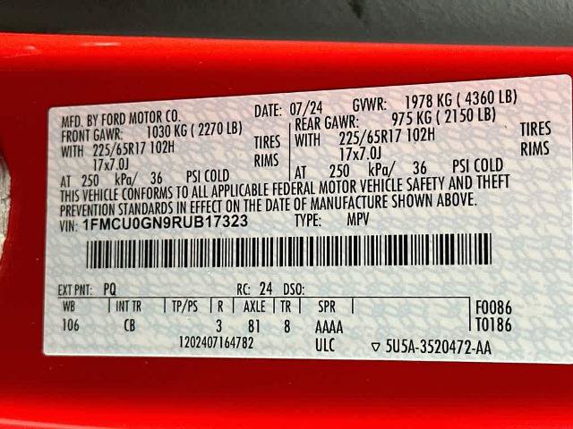 Certified 2024 Ford Escape Active FWD image 23