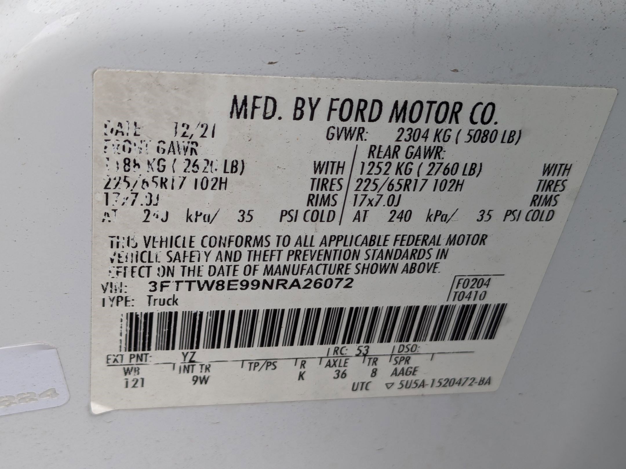 Certified 2022 Ford Maverick XL FWD image 35