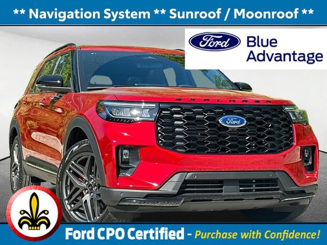 Certified 2025 Ford Explorer ST-Line w/ Premium Package AWD/4WD image 1