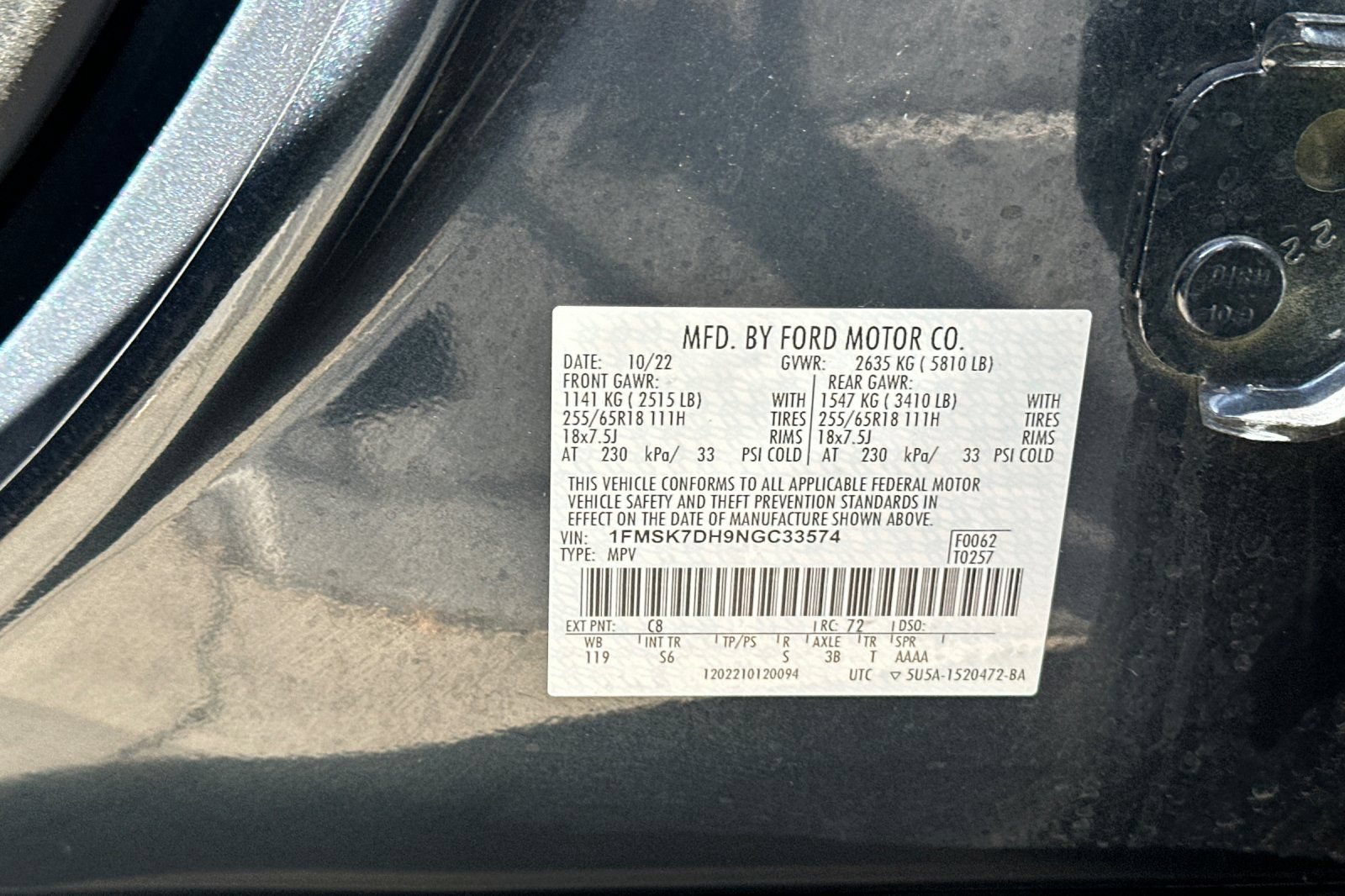 Certified 2022 Ford Explorer XLT w/ Equipment Group 202A RWD image 34