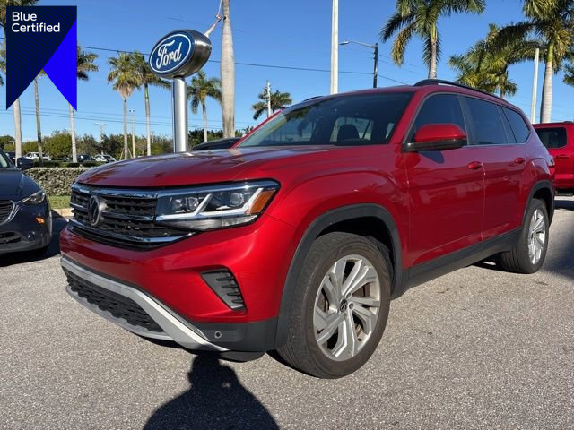 Used 2021 Volkswagen Atlas SE w/ Towing Package image 1