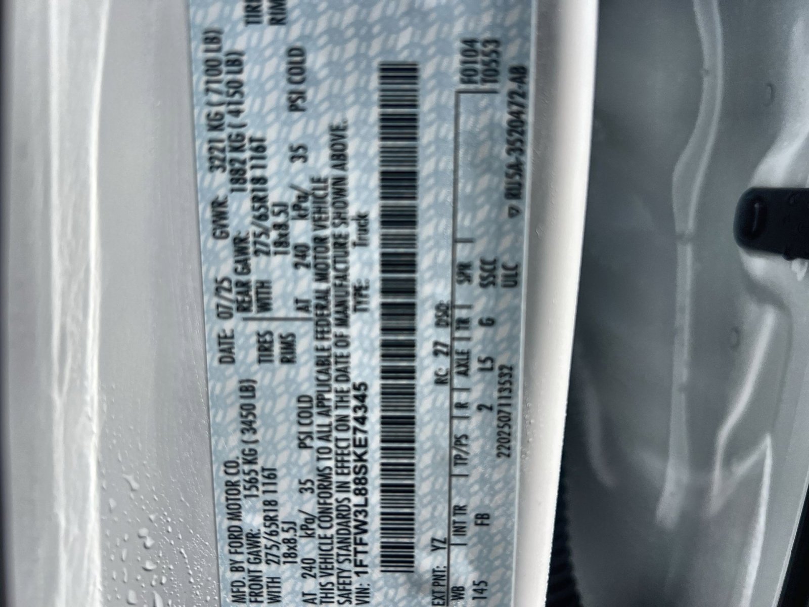 Certified 2025 Ford F150 XLT w/ Equipment Group 302A MID image 28