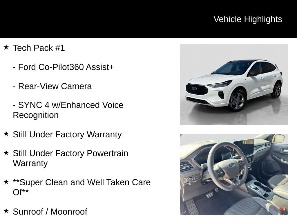Certified 2024 Ford Escape ST-Line w/ Tech Pack #1 AWD/4WD image 11