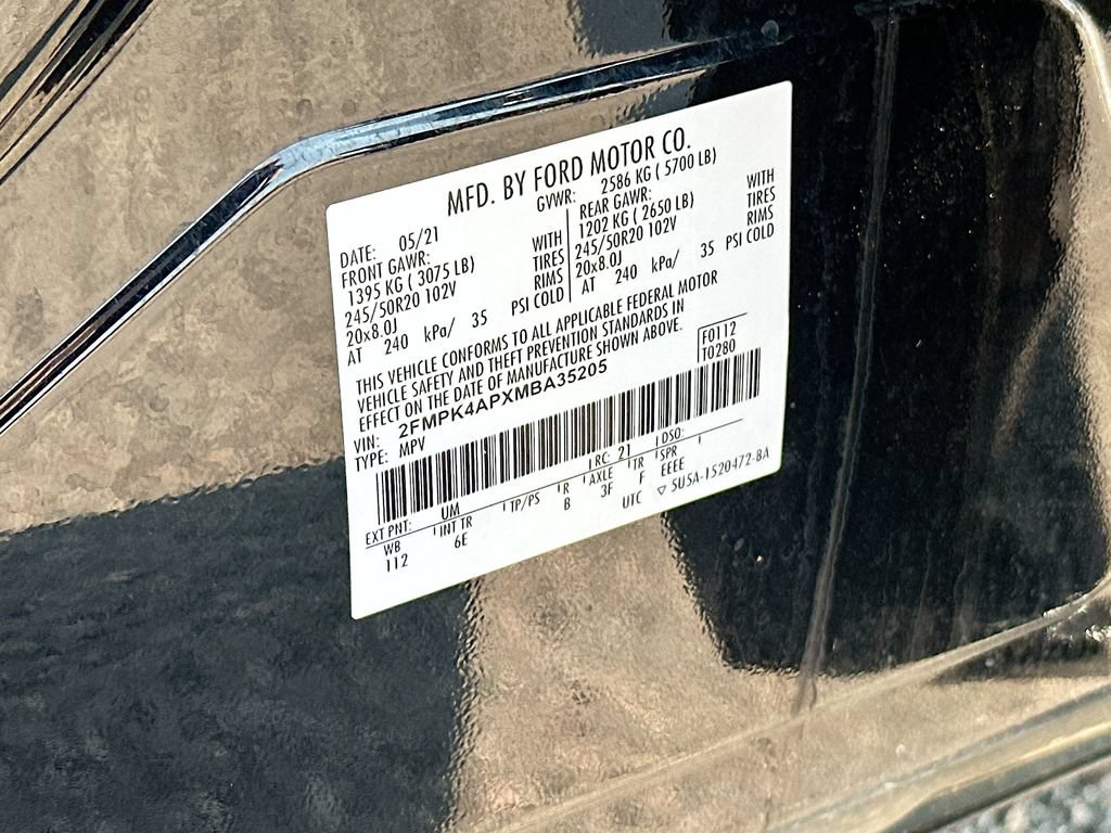 Certified 2021 Ford Edge ST AWD/4WD image 27
