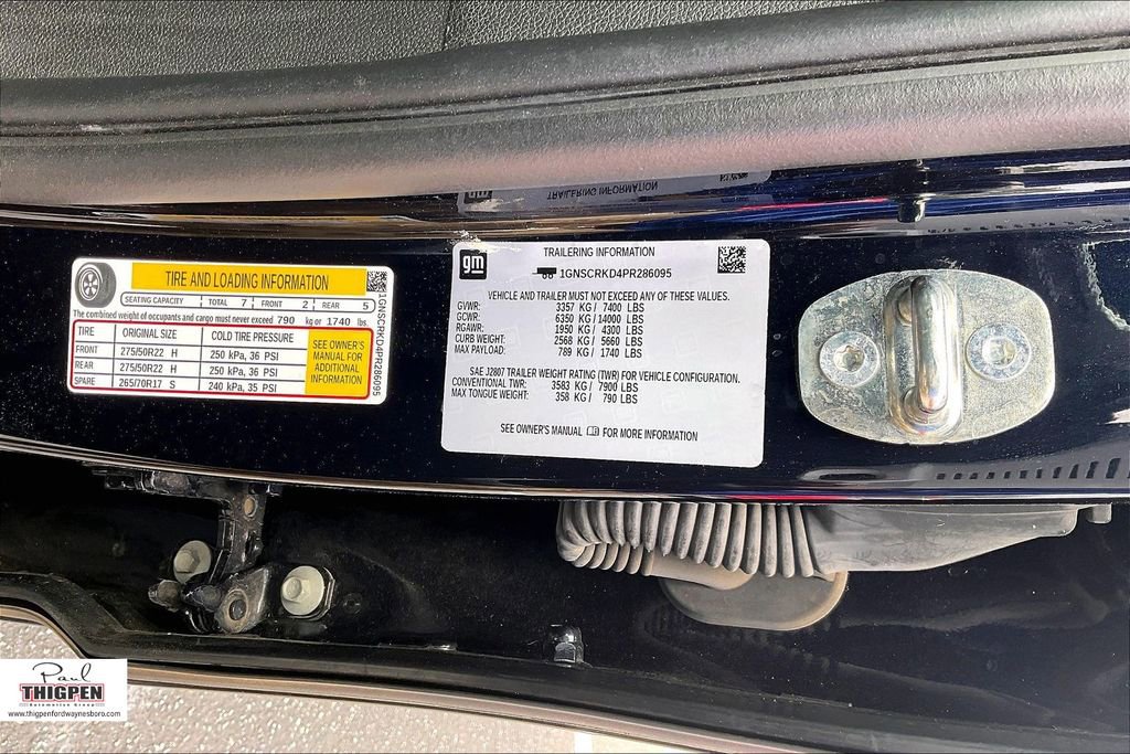 Used 2023 Chevrolet Tahoe RST w/ Luxury Package image 35