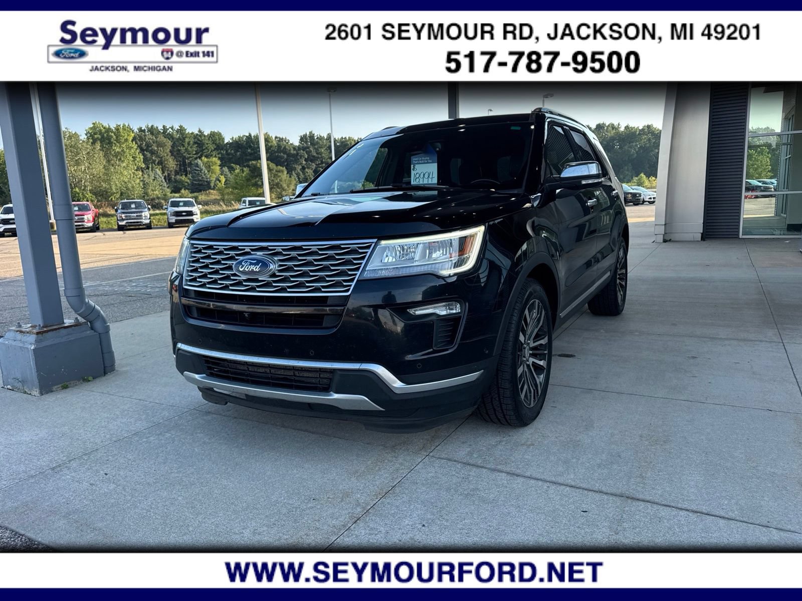 Certified 2018 Ford Explorer Platinum