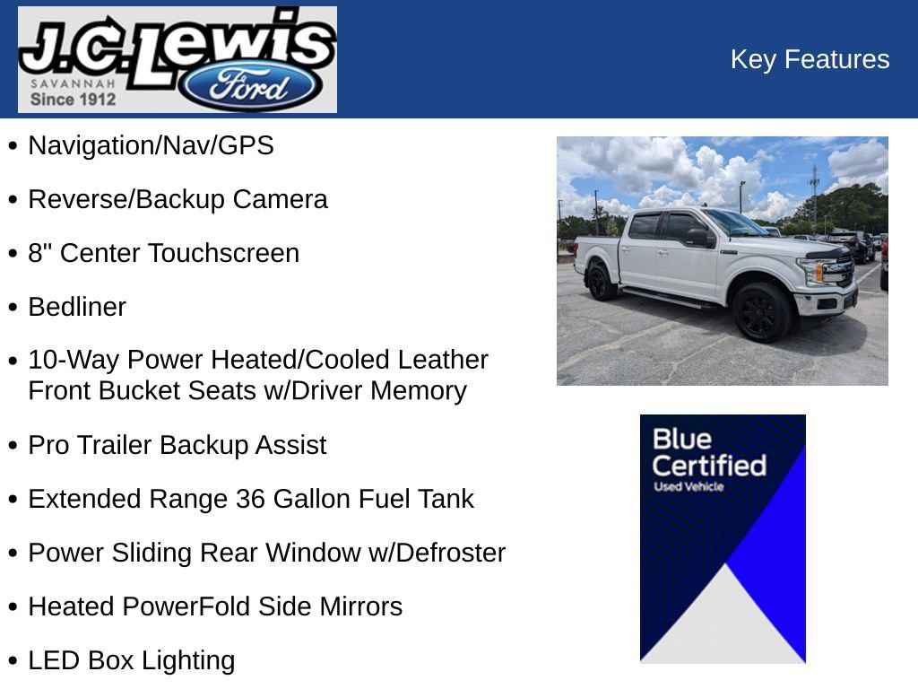 Certified 2019 Ford F150 Lariat w/ Trailer Tow Package RWD image 31