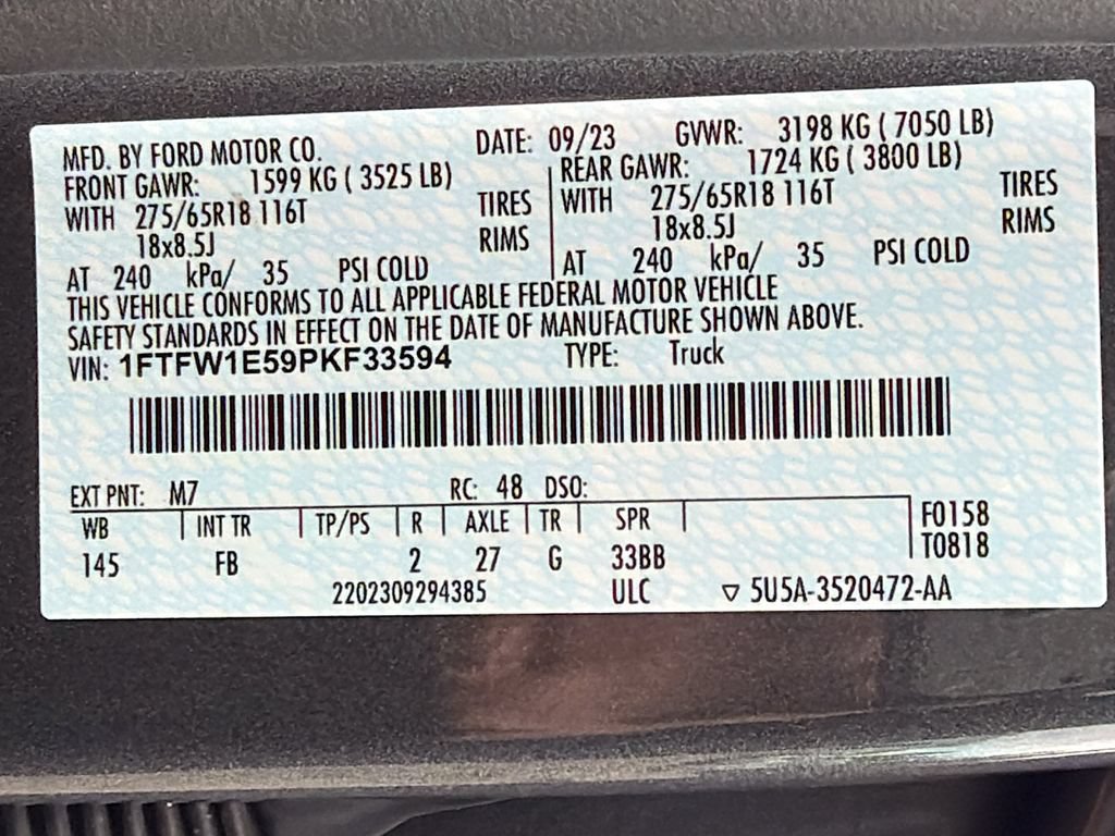 Certified 2023 Ford F150 XLT w/ Equipment Group 302A High AWD/4WD image 33
