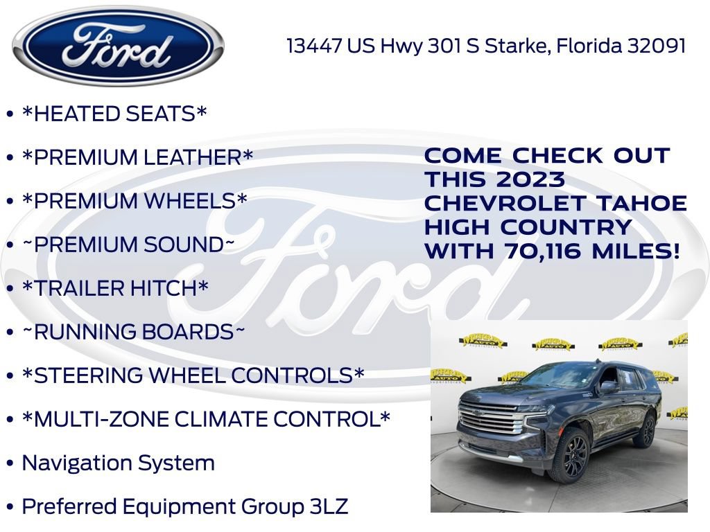 Used 2023 Chevrolet Tahoe High Country AWD/4WD image 15
