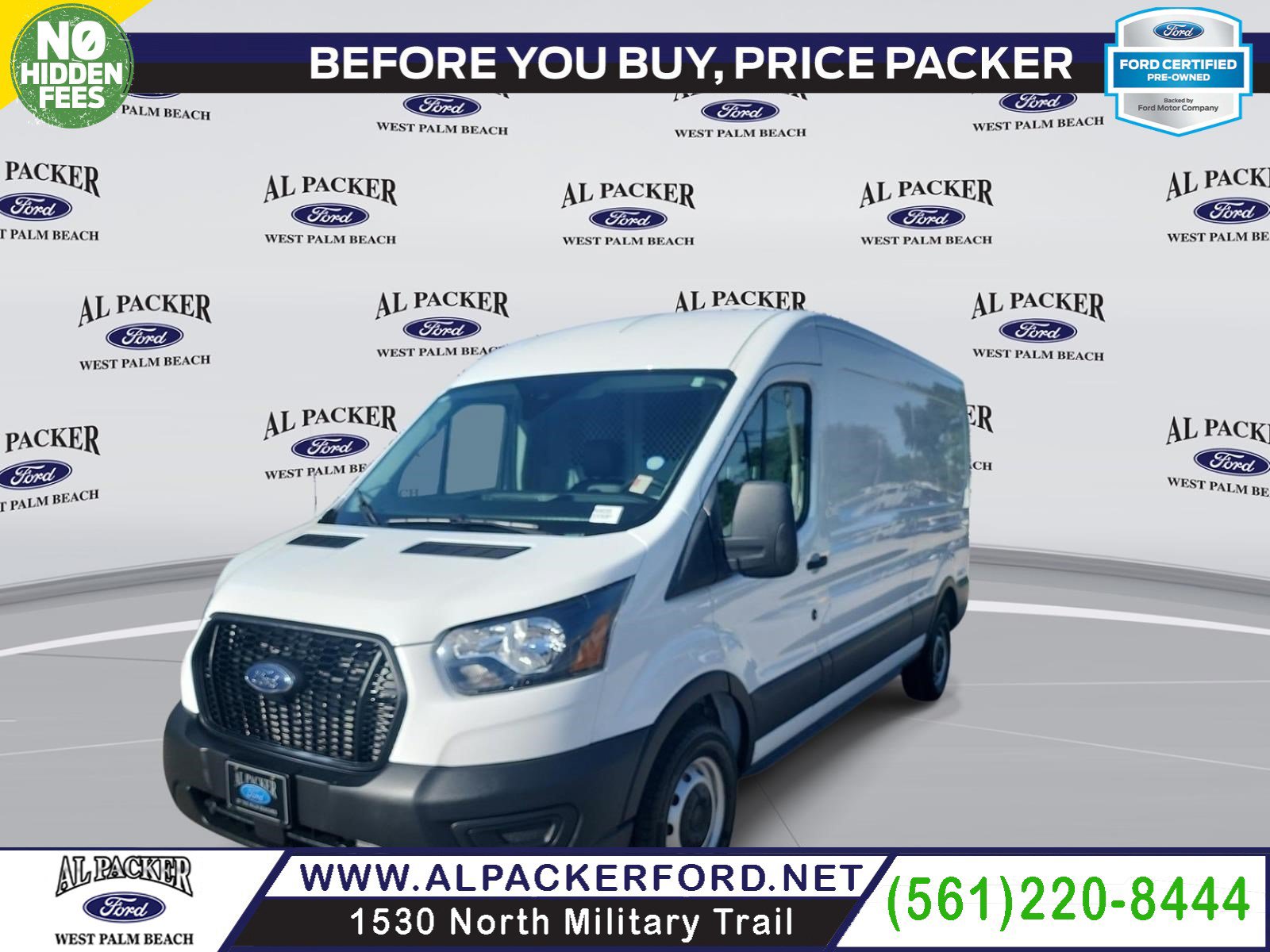 Certified 2023 Ford Transit 250 Medium Roof RWD image 1