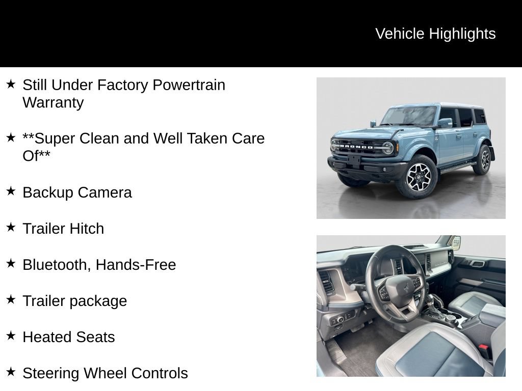 Certified 2023 Ford Bronco Outer Banks AWD/4WD image 17