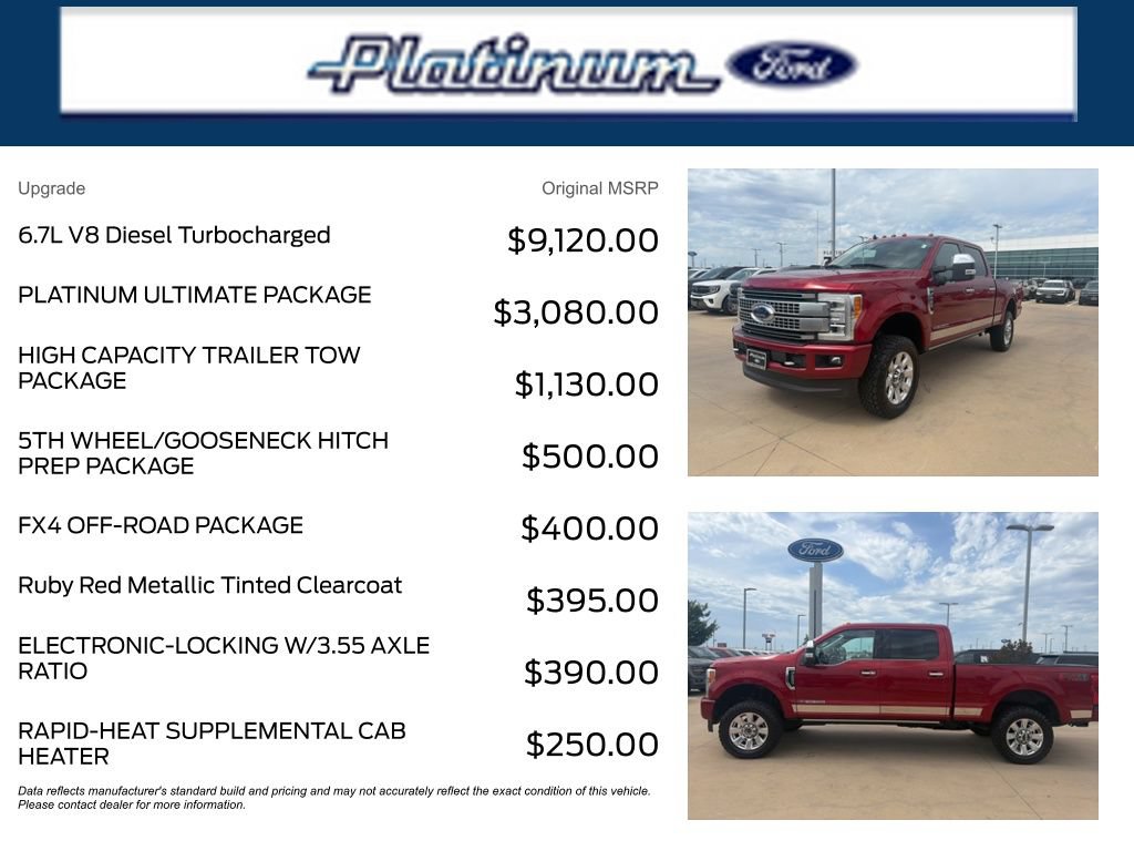 Certified 2019 Ford F250 Platinum w/ Platinum Ultimate Package AWD/4WD image 11