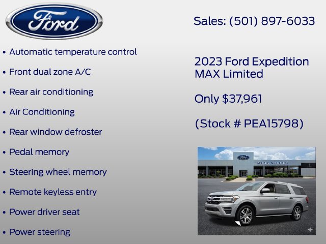 Certified 2023 Ford Expedition Max Limited RWD image 13