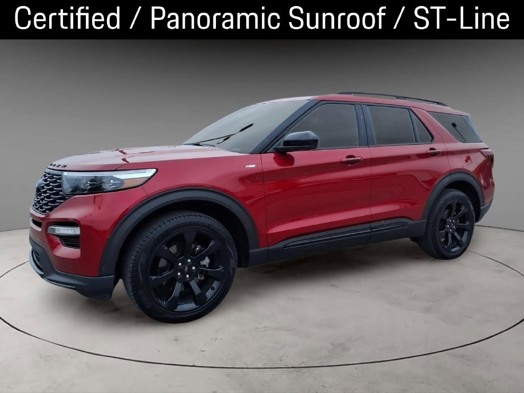 Certified 2023 Ford Explorer ST-Line w/ Class IV Trailer Tow Package