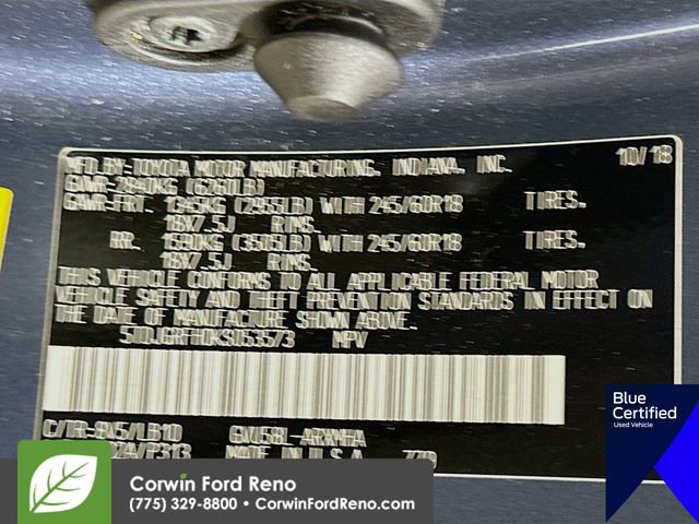 Used 2019 Toyota Highlander XLE image 37