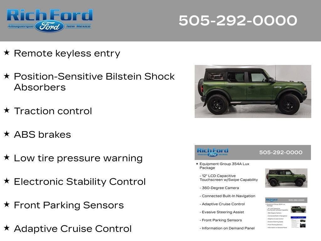 Certified 2023 Ford Bronco Wildtrak AWD/4WD image 72