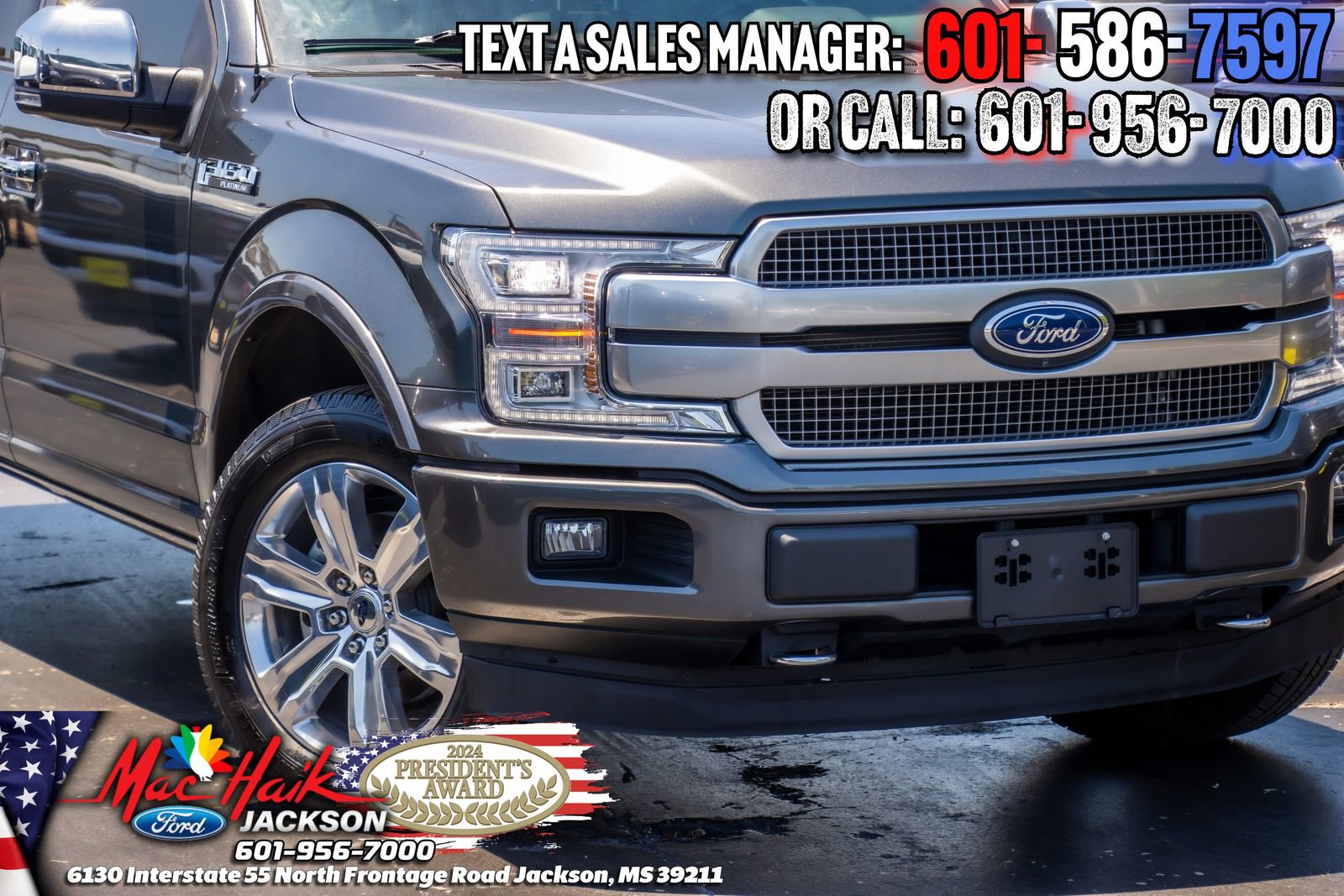Certified 2020 Ford F150 Platinum w/ Equipment Group 701A Luxury AWD/4WD image 3