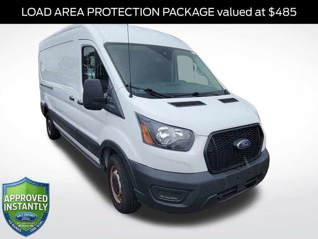Certified 2021 Ford Transit 250 Medium Roof w/ Load Area Protection Package RWD image 1