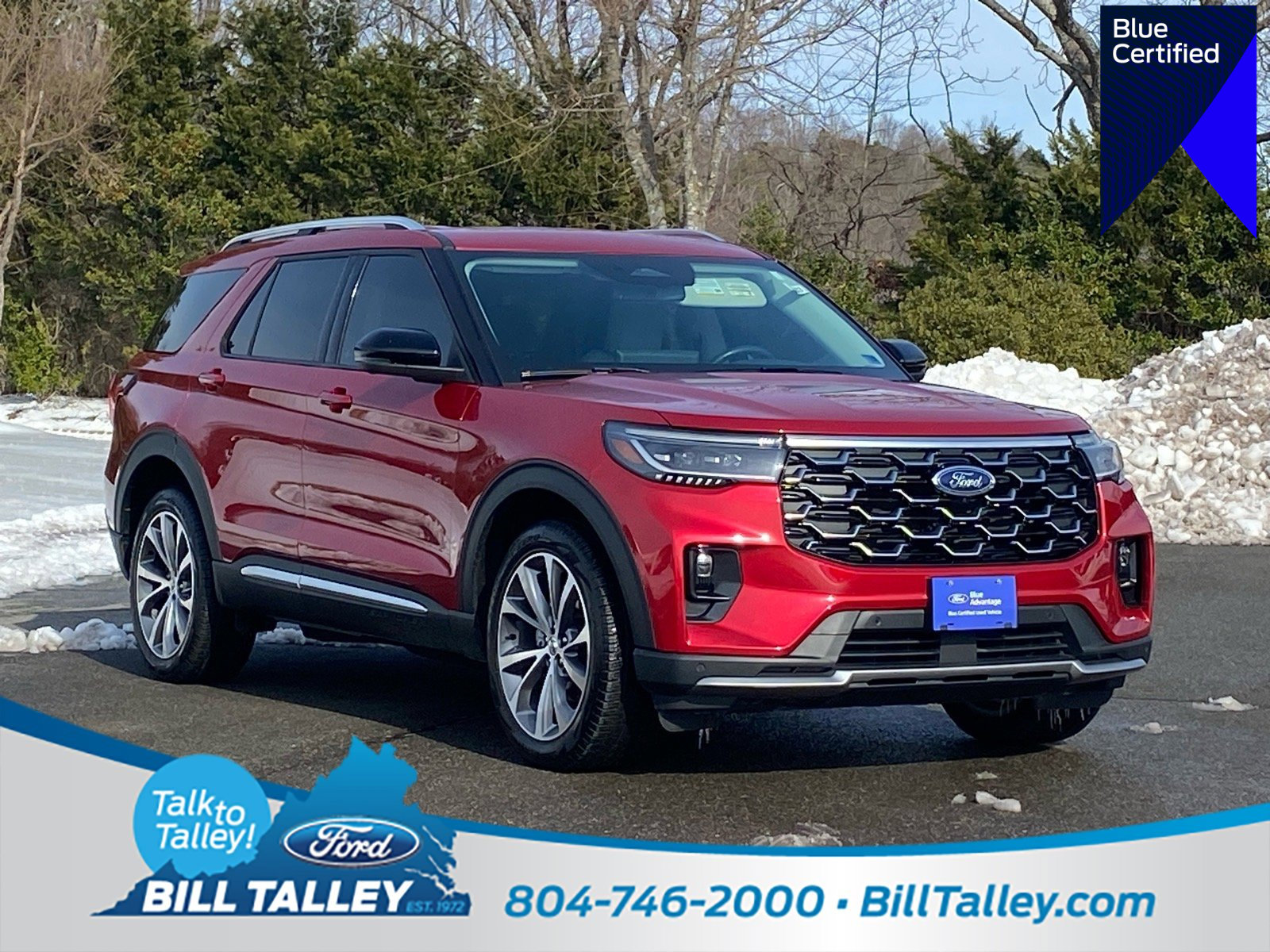 Certified 2025 Ford Explorer Platinum w/ Ultimate Package image 1