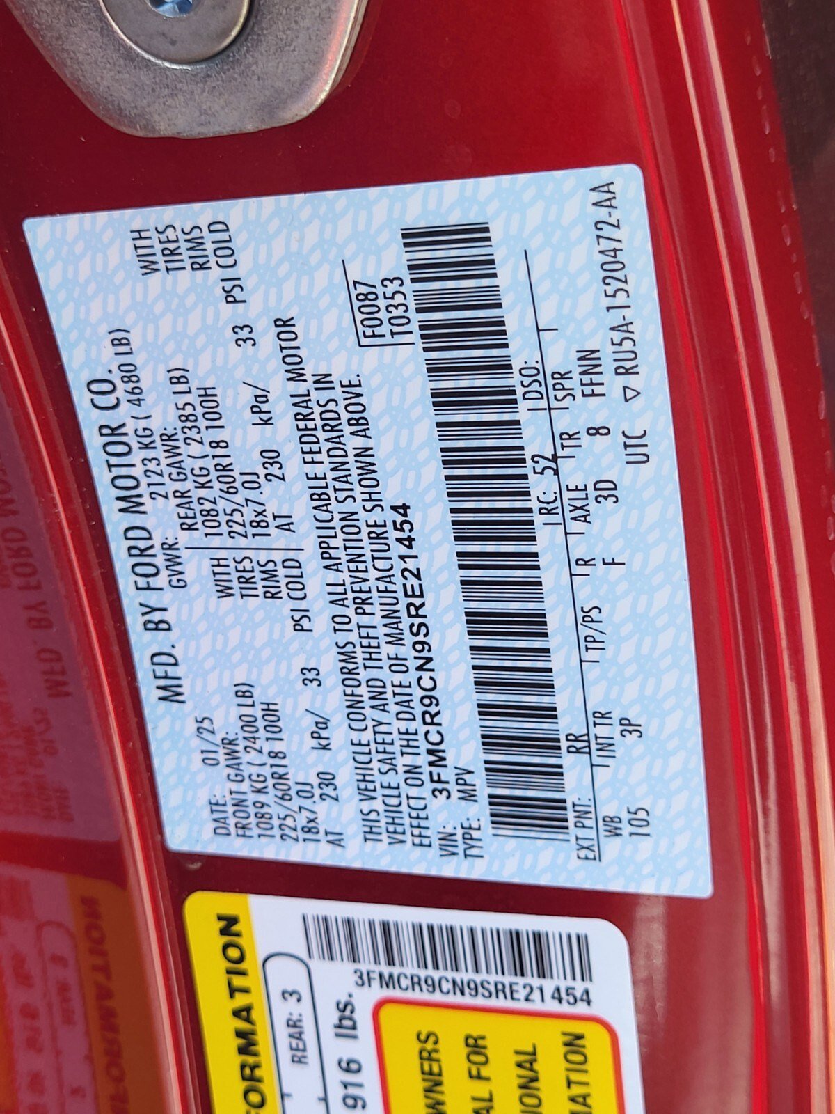 Certified 2025 Ford Bronco Sport Outer Banks w/ Outer Banks Tech Package+ image 34