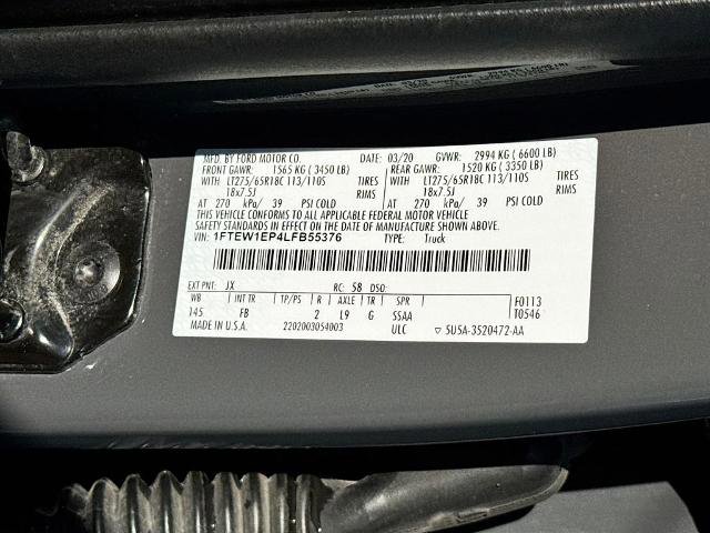 Certified 2020 Ford F150 XLT w/ Equipment Group 302A Luxury AWD/4WD image 24