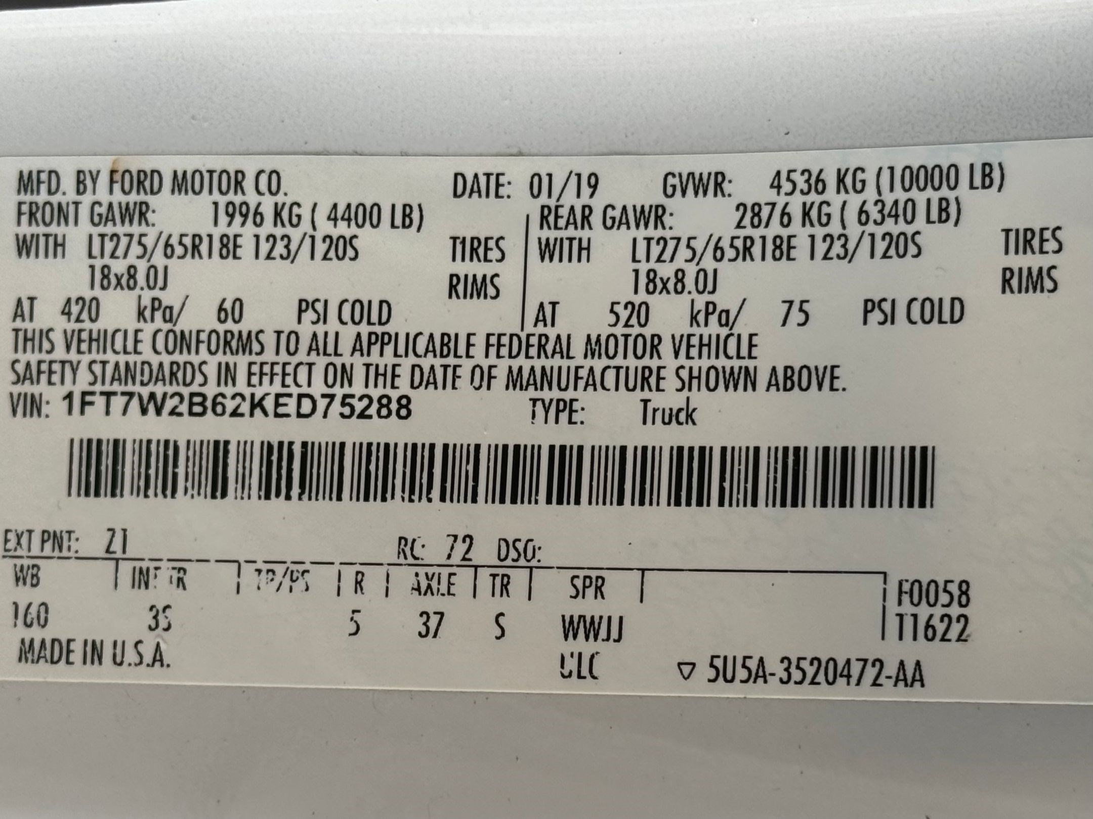Certified 2019 Ford F250 XLT AWD/4WD image 25