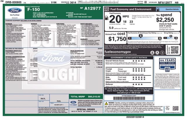 Certified 2022 Ford F150 Lariat AWD/4WD image 28