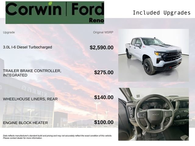 Used 2025 Chevrolet Silverado 1500 Custom Trail Boss image 3