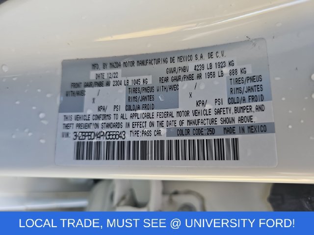 Used 2023 MAZDA MAZDA3 s AWD/4WD image 35