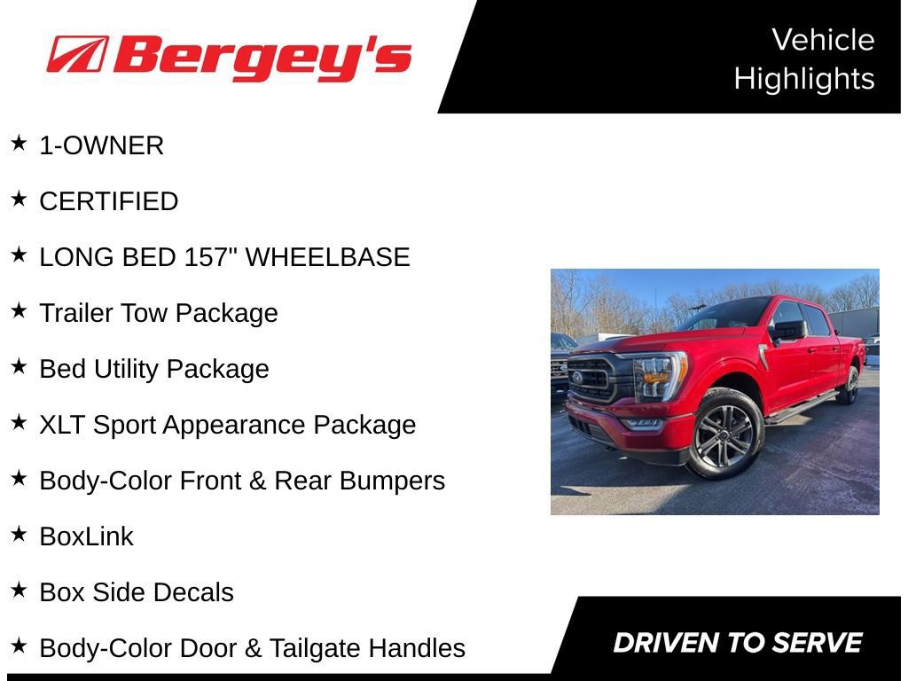 Certified 2022 Ford F150 XLT w/ Equipment Group 302A High image 7
