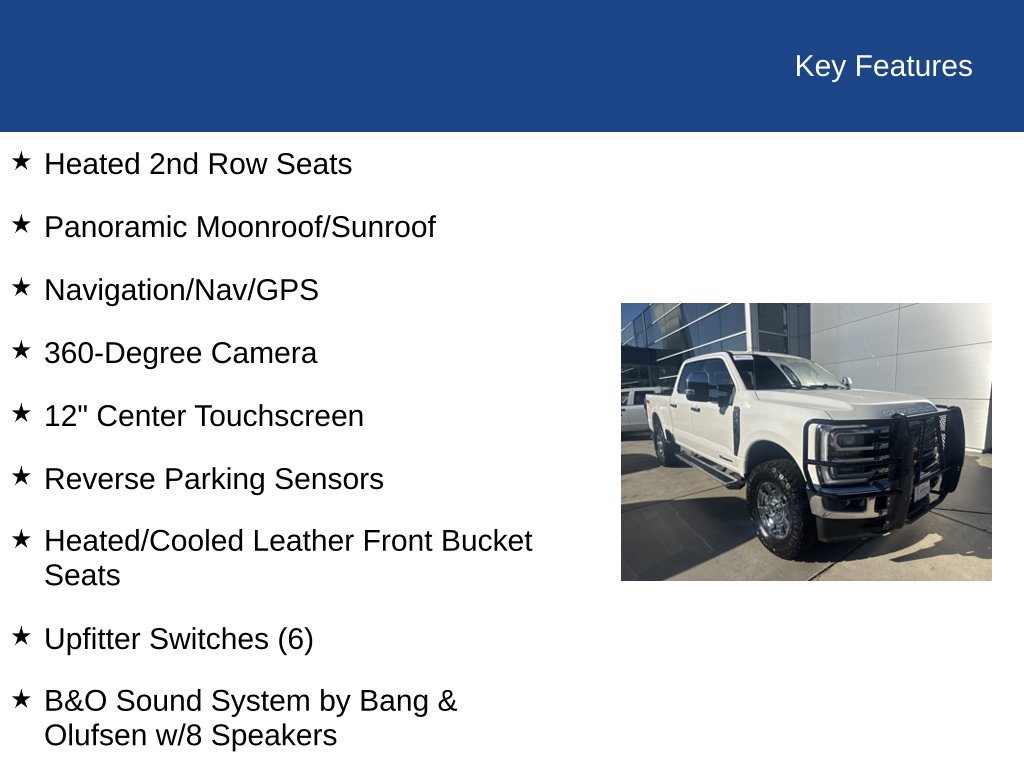 Certified 2024 Ford F250 Lariat w/ Chrome Package AWD/4WD image 41