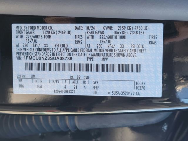 Certified 2025 Ford Escape ST-Line Elite w/ Tech Pack #2 image 17