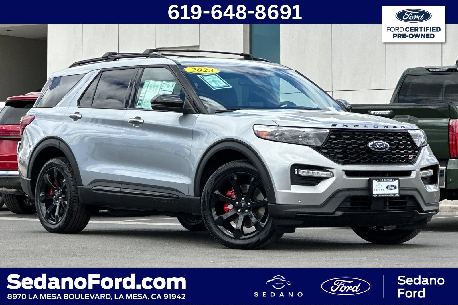 Certified 2023 Ford Explorer ST w/ Equipment Group 401A AWD/4WD image 1