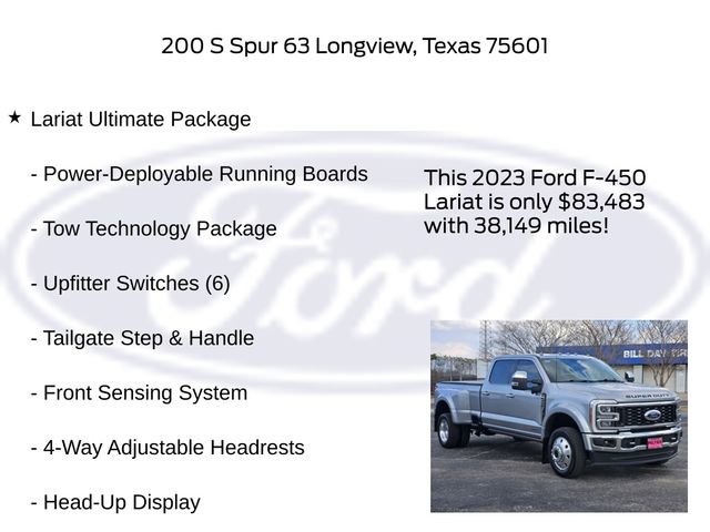 Certified 2023 Ford F450 Lariat w/ Lariat Ultimate Package image 10