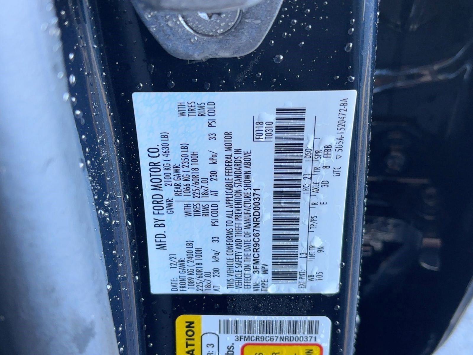 Certified 2022 Ford Bronco Sport Outer Banks image 20