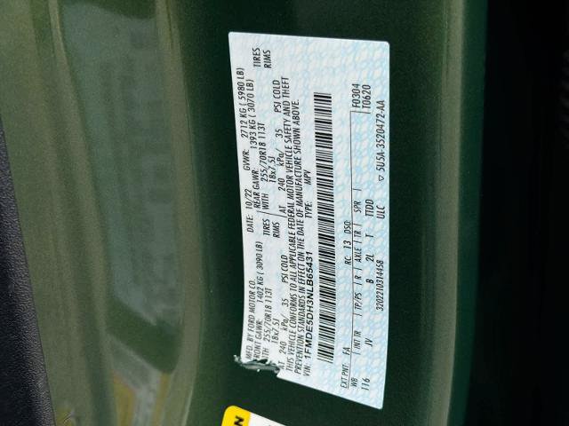 Certified 2022 Ford Bronco Outer Banks AWD/4WD image 37
